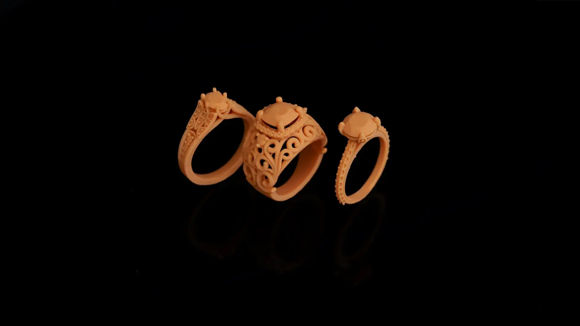 High-resolution parts printed on Budget SLA printer High-resolution parts printed on Budget SLA printer