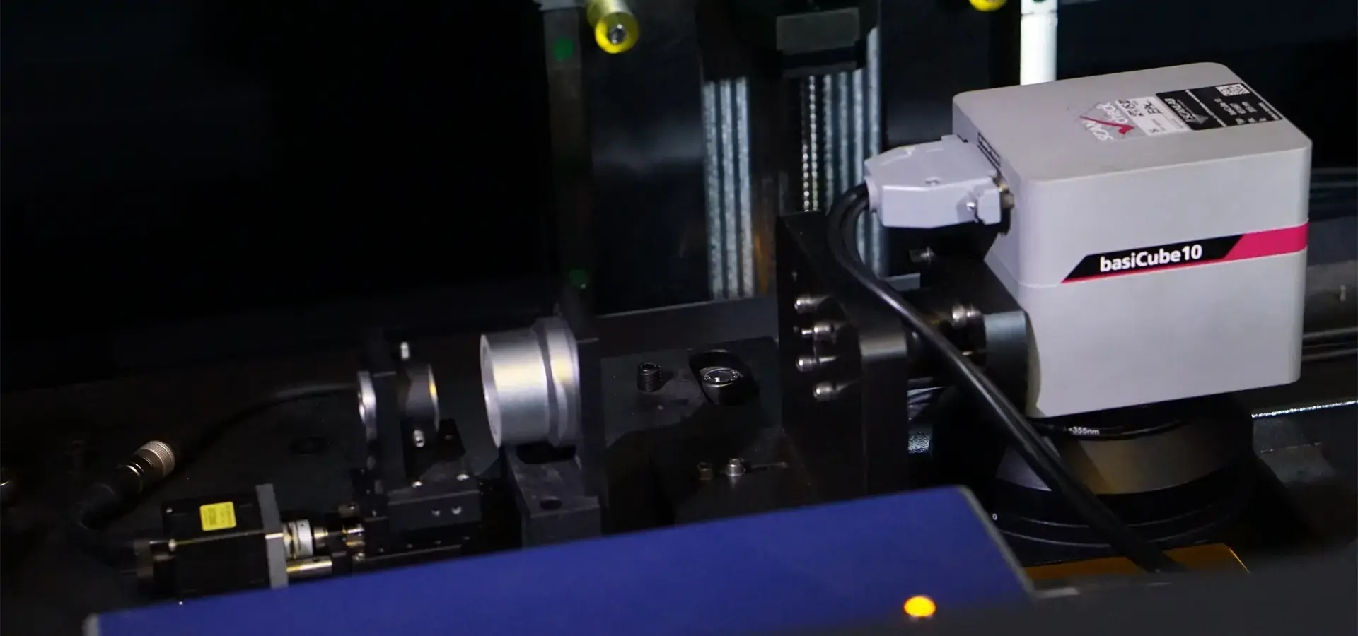 Galvanometer scanner directing a UV laser in a Big format SLA 3D printer Galvanometer scanner directing a UV laser in a Big format SLA 3D printer