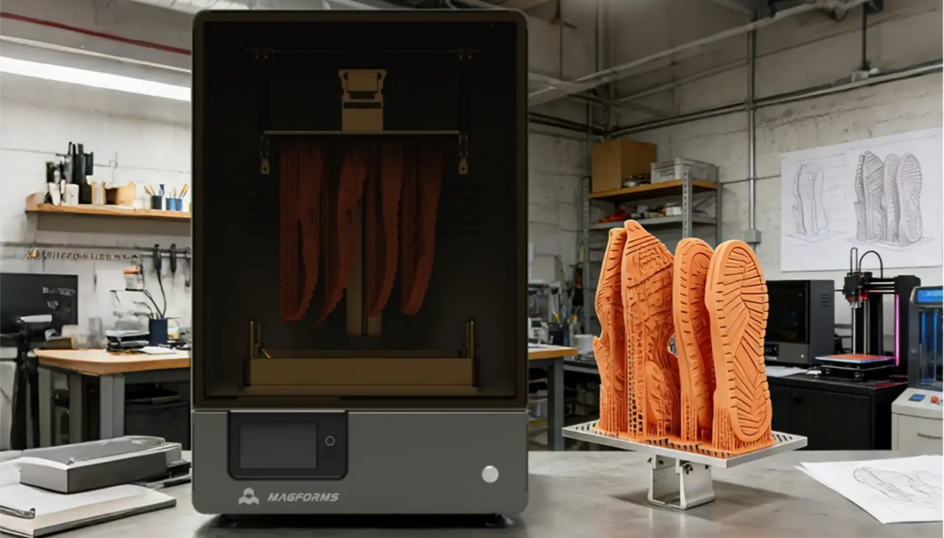 P13 Pro 3D printing machine front view showcasing large build volume