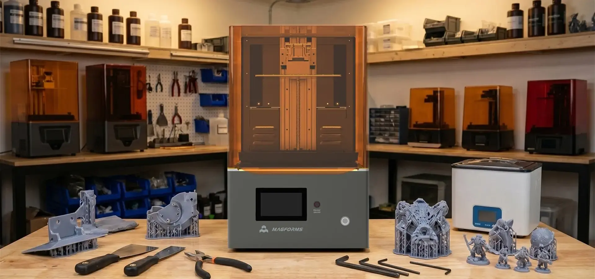 P10 Pro Stereolithography 3D printer for industrial resin manufacturing