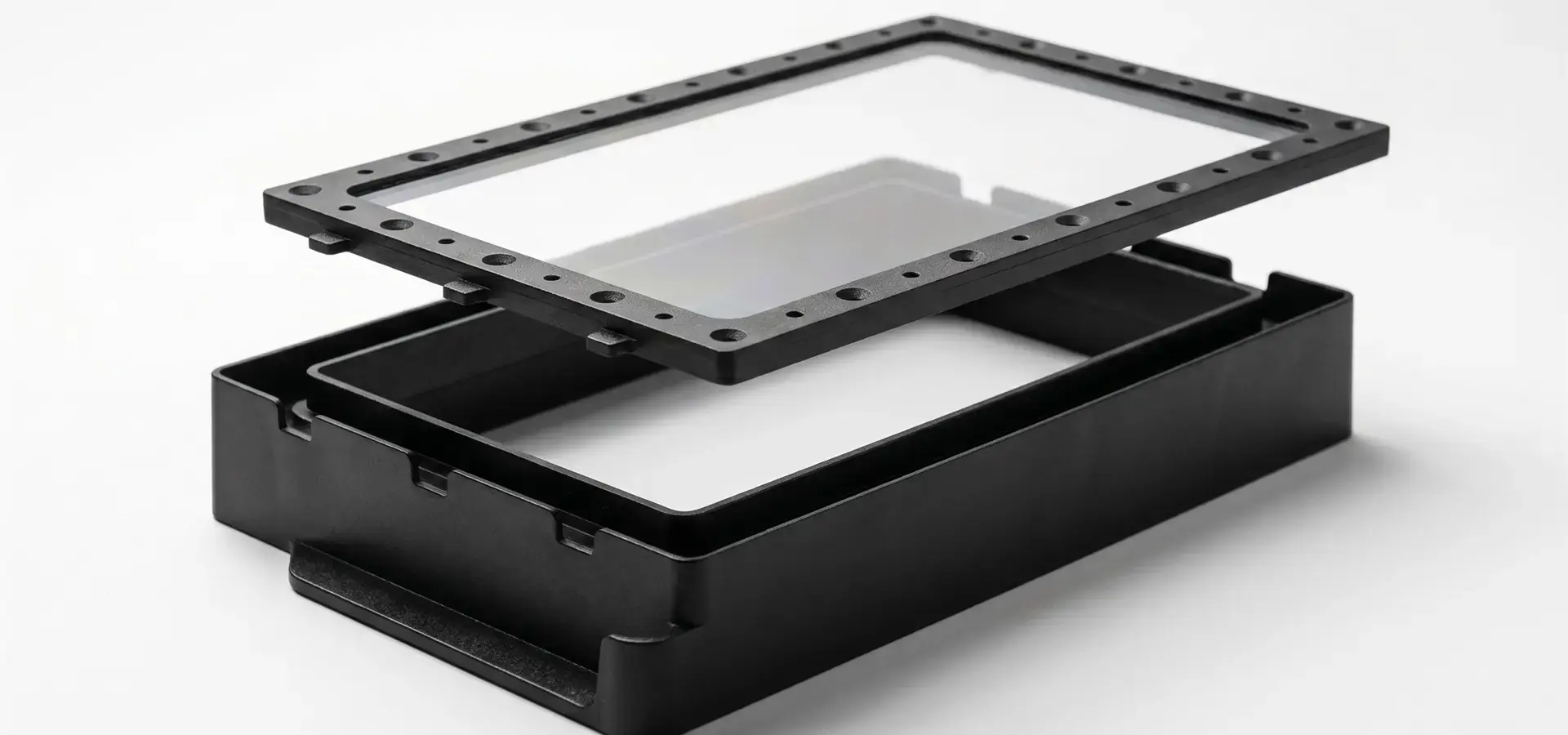 Stereolithography 3D printer resin vat with nFEP film layer separation system Stereolithography 3D printer resin vat with nFEP film layer separation system