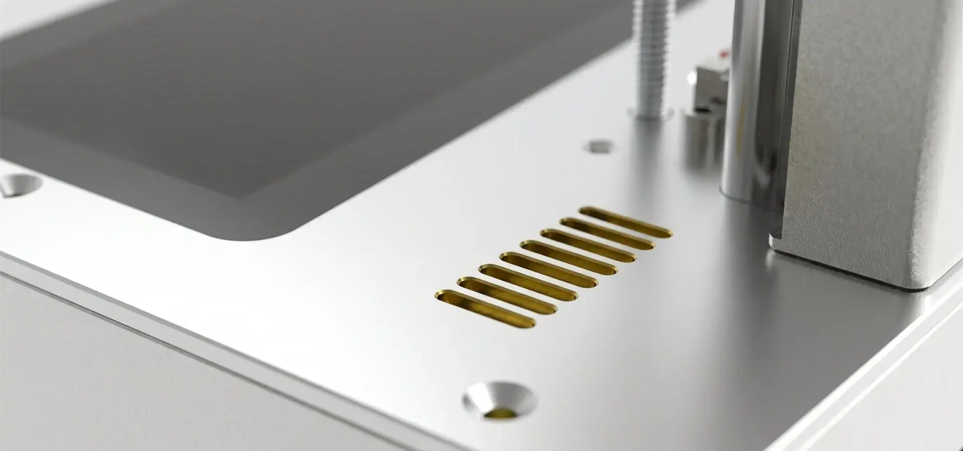Temperature controlled chamber in Desktop 3D printer maintaining resin stability at 30°C