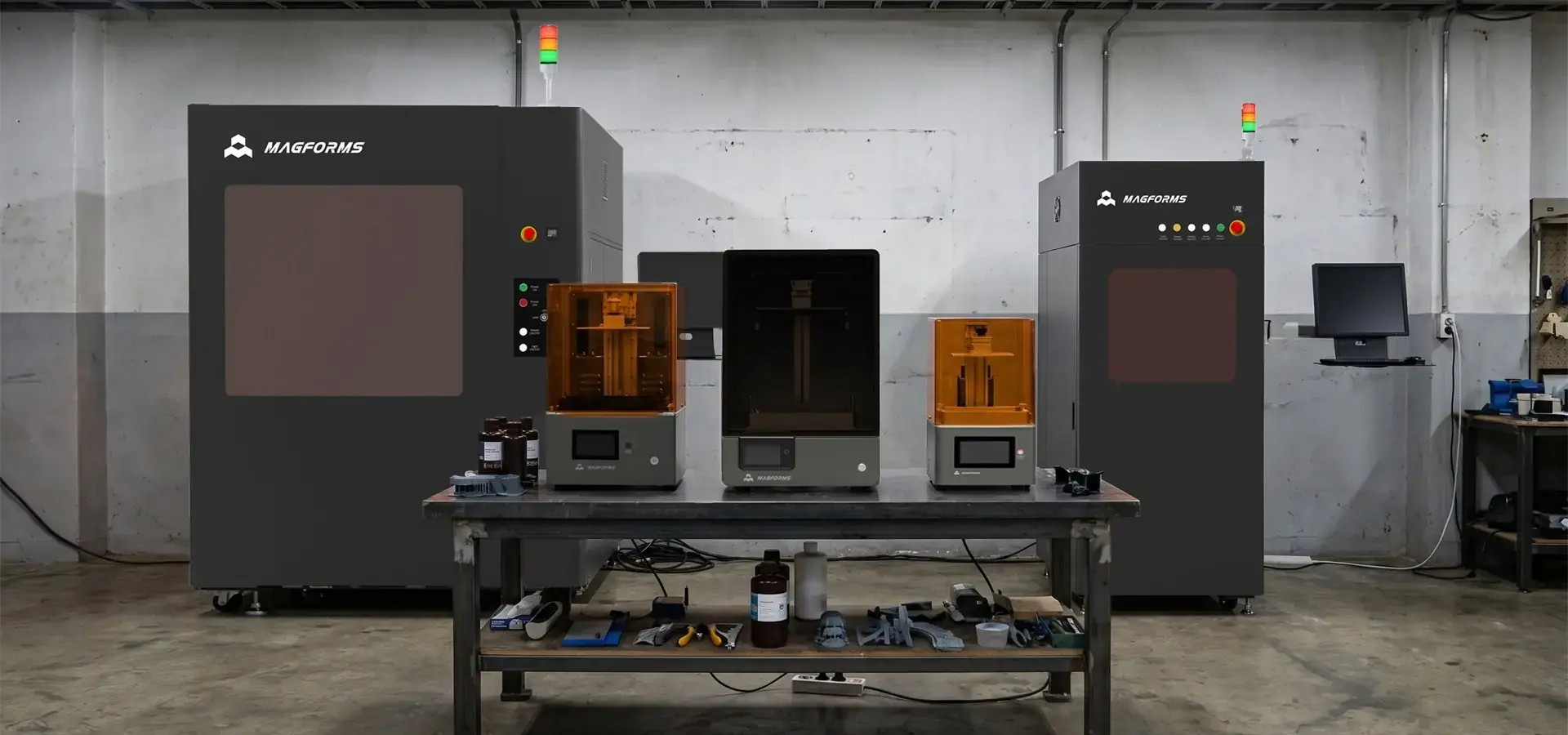 Magforms SLA and LCD high resolution 3D printer product lineup for industrial manufacturing Magforms SLA and LCD high resolution 3D printer product lineup for industrial manufacturing