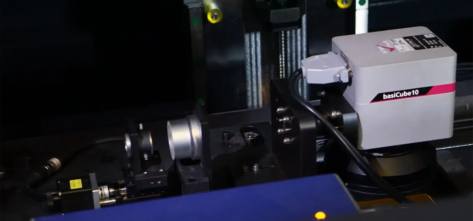 Precision laser scanning system in Industrial SLA 3D Printer showing micron-level layer curing accuracy