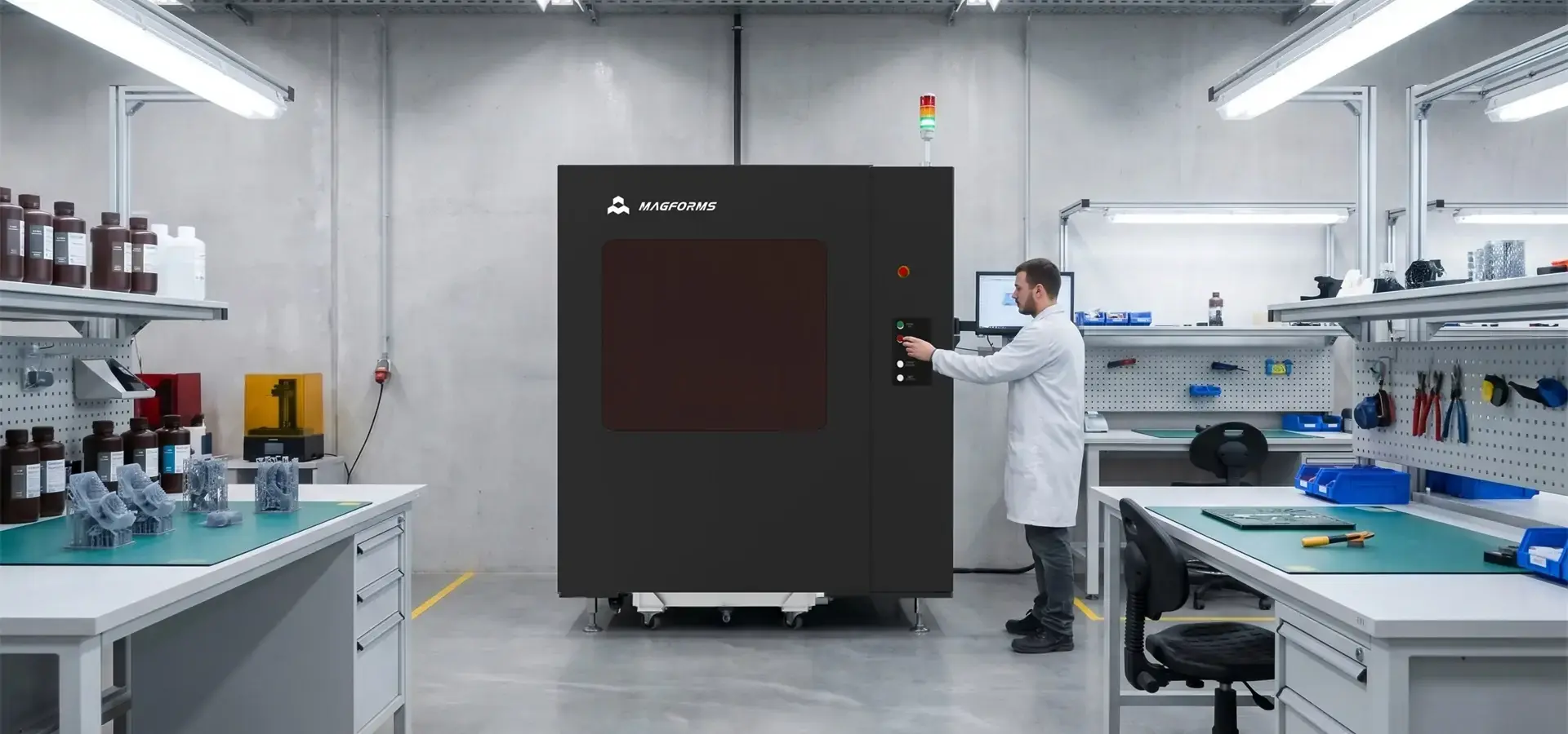 Installation and maintenance of Industrial SLA 3D Printer SL800 in factory environment Installation and maintenance of Industrial SLA 3D Printer SL800 in factory environment