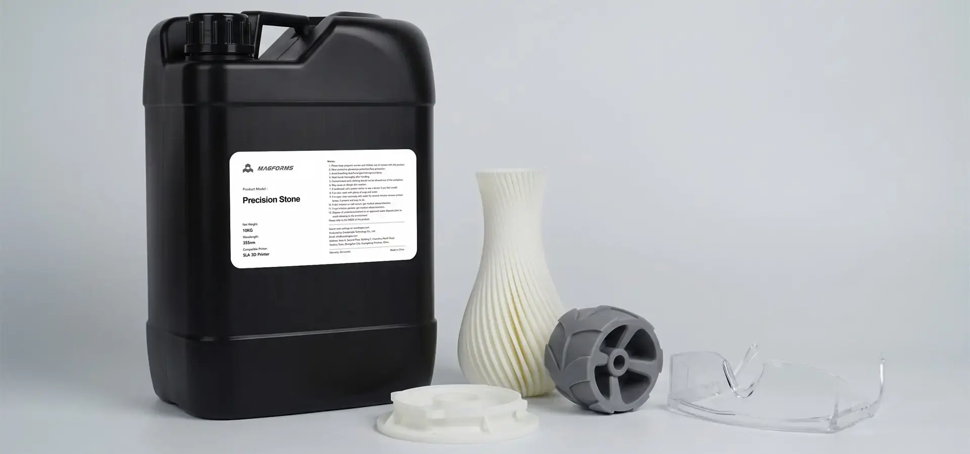 Different photopolymer resins used in Industrial SLA 3D Printer applications