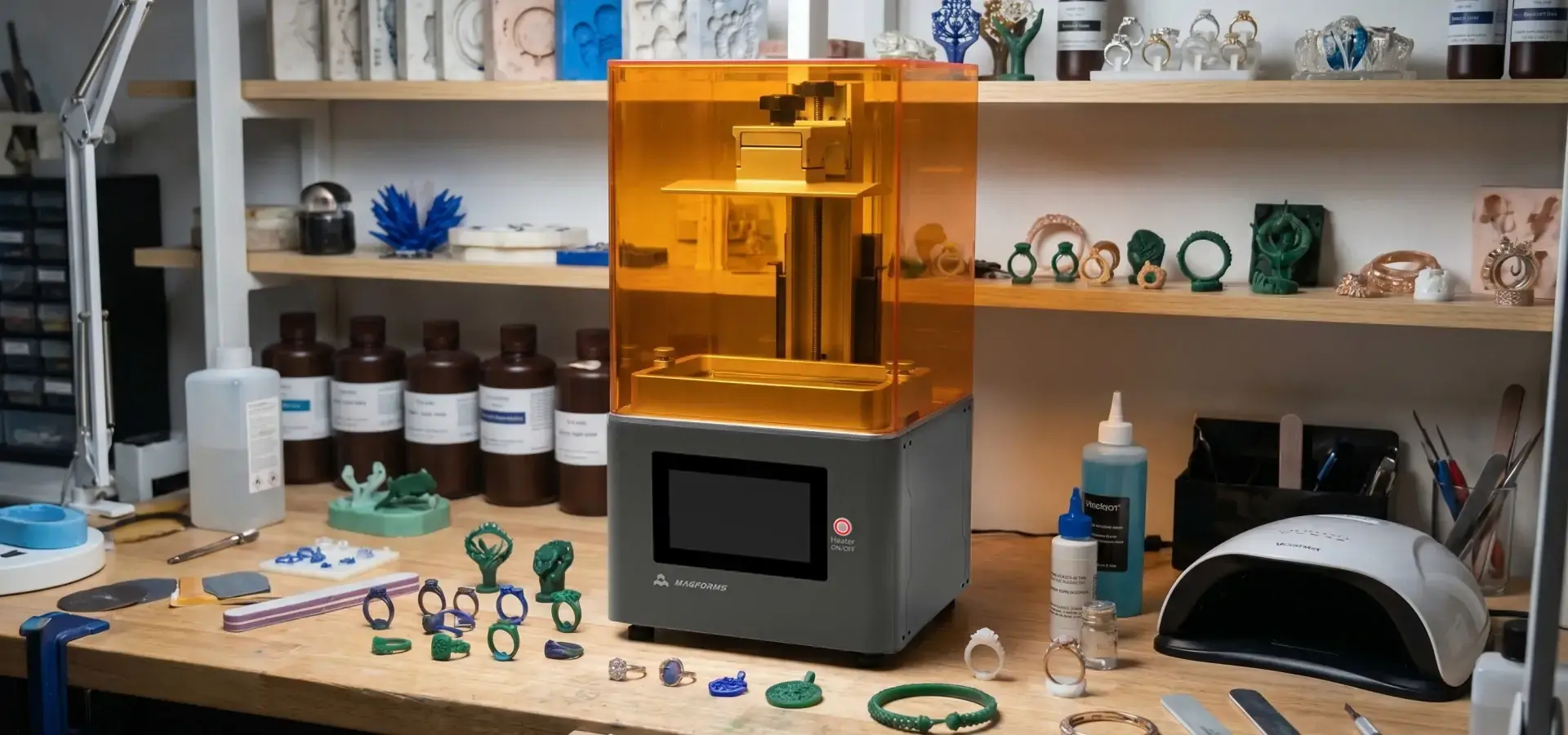P7 Pro stereolithography 3D printer with 9K LCD technology for precision manufacturing