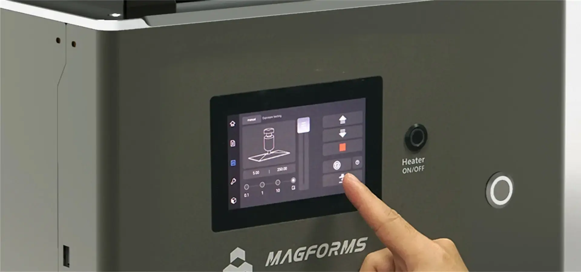 Industrial Stereolithography 3D printer supporting high-performance production workflows
