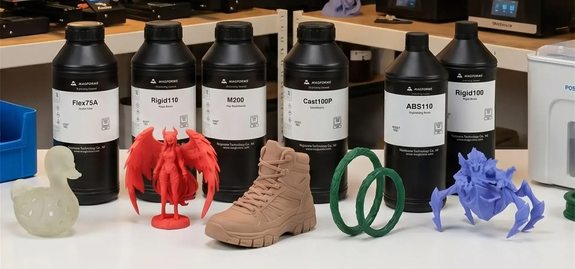 Resin materials compatible with China resin 3D printer systems