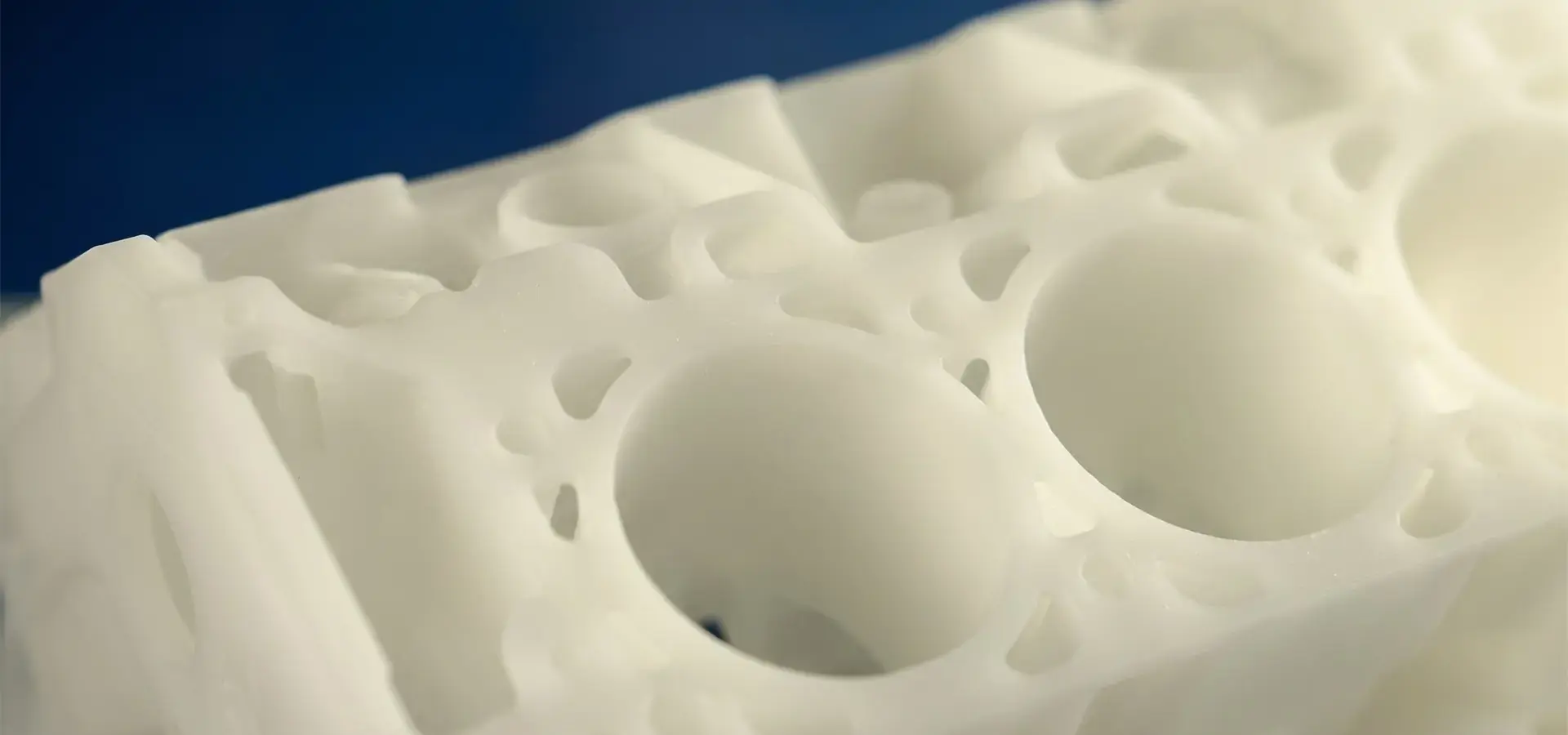 High precision SLA 3D printed part showing smooth surface finish High precision SLA 3D printed part showing smooth surface finish