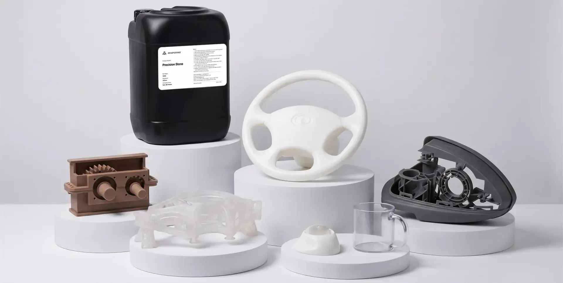 Photopolymer resins compatible with an Industrial SLA 3D Printer Photopolymer resins compatible with an Industrial SLA 3D Printer